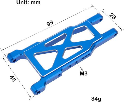 MEUS Racing Aluminum Suspension Arms L/R ONLY for Traxxas NEW 1/10 4X4 Slash/Rustler/F-150 Raptor R/Hoss/Jato/Fiesta with 9080 Extreme Heavy Duty Upgrade Kit #3655 (Black) in Saudi Arabia