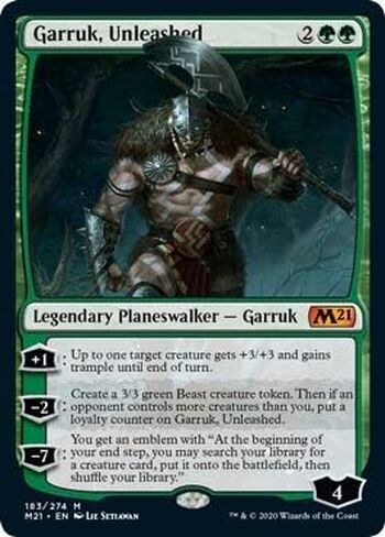 Garruk ، unleashed - Core Set 2021. in Saudi Arabia
