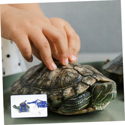 Adjustable Tortoise Harness Leash Waterproof PET Pulling Rope for Outdoor Walking Lightweight Turtle Walking Leash Suitable for Land Tortoises Random Color in Kuwait
