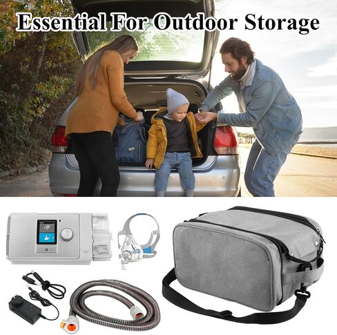 Travel Bag Compatible with ResMed AirSense 11, AirSense 10, AirSense 10 elite, AirStart 10, Philips Dreamstation, 3B Medical Luna G3 Machine Equipment Supplies Travel Size Carrying Case 12"x8.7"x6.9" in Saudi Arabia