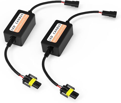 SAPILIT 9007 Canbus Decoder LED Anti Flicker Harness, Resistor Decoders Error Free, Warning Canceller Capacitors, Pack of 2 in Saudi Arabia