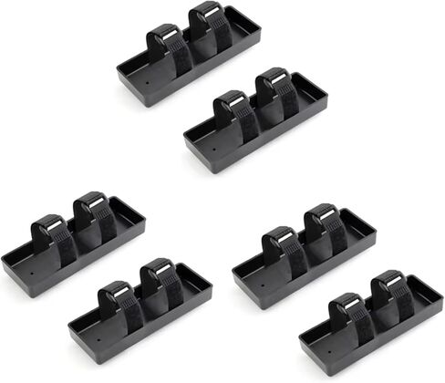 RC Car Parts Compatible with Axial for SCX10 for Traxxas for TRX4 1/10 RC Car Parts 6 Set RC Plastic Battery Tray Case Battery Box Bracket in Saudi Arabia