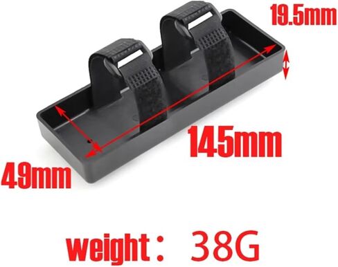 RC Car Parts Compatible with Axial for SCX10 for Traxxas for TRX4 1/10 RC Car Parts 6 Set RC Plastic Battery Tray Case Battery Box Bracket in Saudi Arabia