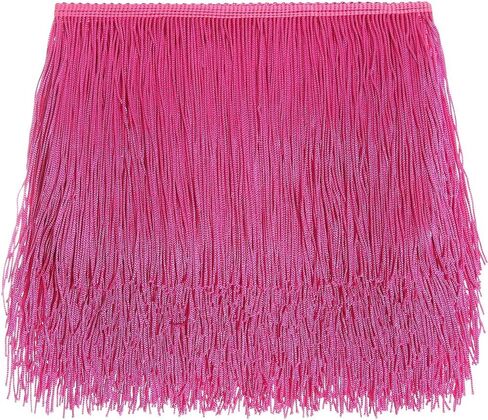 10 ياردة من 6 "سلسلة من سلسلة شرابة الخياطة شرابة تايلانغ ل DIY Craft Latin Dress مصباح الظل ديكور تيل (الذهب) in Saudi Arabia