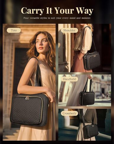 Bible Cover Case for Women, Large Bible Bag and Carrying Case with Zipper & Shoulder Strap, Bible Study Supplies Organizer in Kuwait