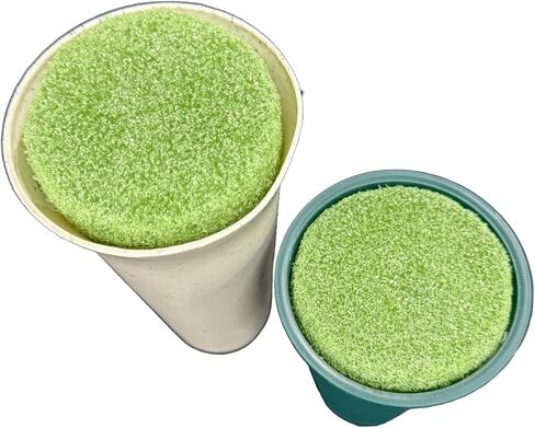 Green Foam Disc 3 1/2 Inches X 2 Inches for Floral Decor for vases, Cemetery cans, etc. (6) in Saudi Arabia