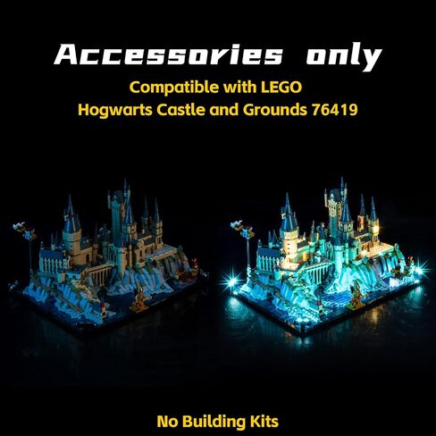 BrickBling LED Light Compatible with Lego 76419 Castle and Grounds - Not Come with Building Set (RC Version) in Saudi Arabia