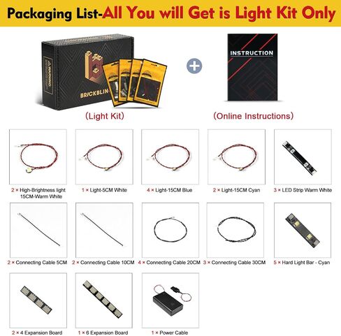 BrickBling LED Light Compatible with Lego 76419 Castle and Grounds - Not Come with Building Set (RC Version) in Saudi Arabia