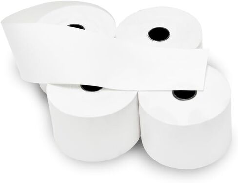 لفات الورق الحرارية 44 ملم (10 لفات) 1 3/4 "× 230 قدمًا لشريط تسجيل نقدي حاد. in Kuwait