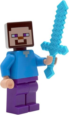LEGO Minecraft: Steve Minifigure with Pickaxe and Spider in Saudi Arabia
