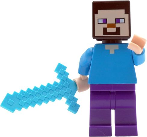 LEGO Minecraft: Steve Minifigure with Pickaxe and Spider in Saudi Arabia