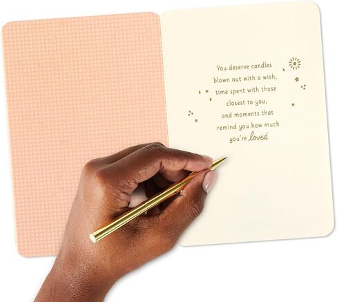 Hallmark Blank Birthday Card (You Deserve the Best, Party Icons) for Sister, Coworker, Friend in Saudi Arabia