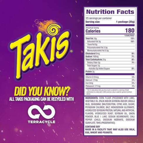 Takis Fuego Mini 25 PC / 1.23 أوقية حجم لدغة متعددة ، حار الفلفل الحار والليمون من رقائق التورتيلا المطول حار حار in Saudi Arabia