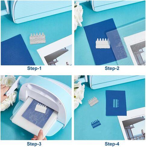 UNICRAFTALE 5Pcs/Set Fence Cutting Dies for Card Making Garden Fence Die Cuts Metal Cutting Die for DIY Scrapbooking Dies Stencil Embossing Paper Album Craft Decor in Saudi Arabia
