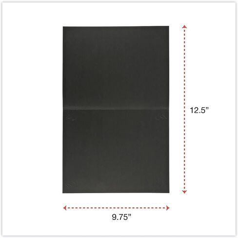 Universal UNV76895 8 in. x 10 in. A4 Certificate/Document Cover - Black (6/Pack) in Saudi Arabia