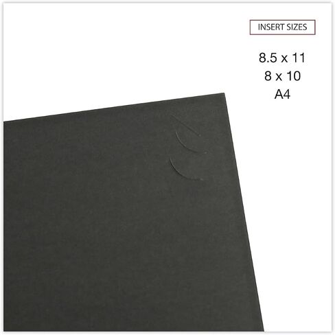 Universal UNV76895 8 in. x 10 in. A4 Certificate/Document Cover - Black (6/Pack) in Saudi Arabia