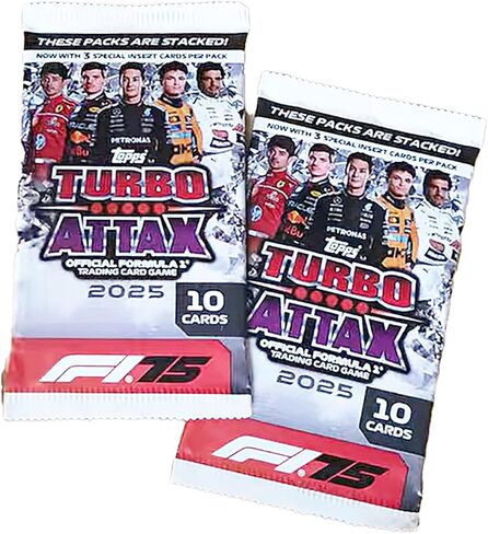 Topps F1 Turbo Attax Starter Packages 2025 | Includes 20 Turbo Attax Cards | Card Games in Saudi Arabia