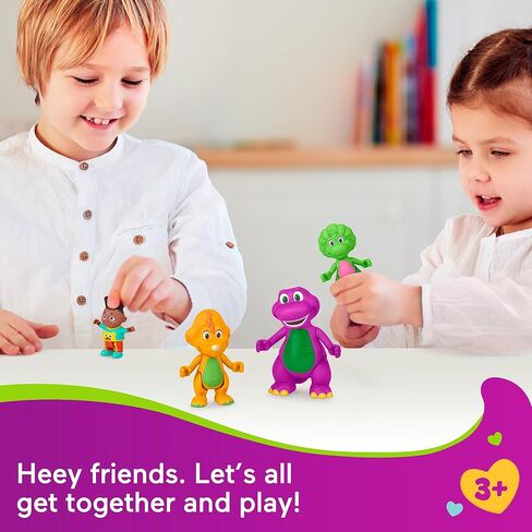 ألعاب Fisher-Price Barney’s World Toddler ، تحزم Hey Friends مع أربعة أرقام لتعويض المغامرات ، الأطفال الذين تتراوح أعمارهم بين 2 سنوات in Saudi Arabia