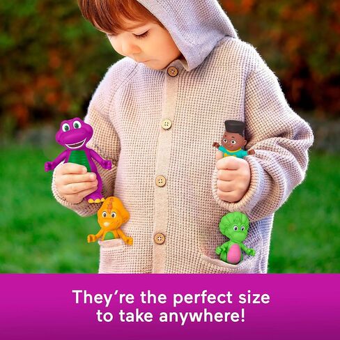 ألعاب Fisher-Price Barney’s World Toddler ، تحزم Hey Friends مع أربعة أرقام لتعويض المغامرات ، الأطفال الذين تتراوح أعمارهم بين 2 سنوات in Saudi Arabia