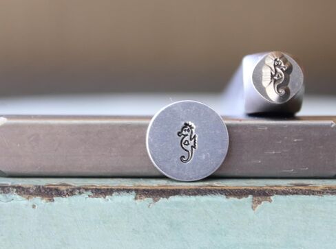 6MM Seahorse Metal Jewelry Bunch Design Stamp - Supply Guy - CH -587 in Saudi Arabia