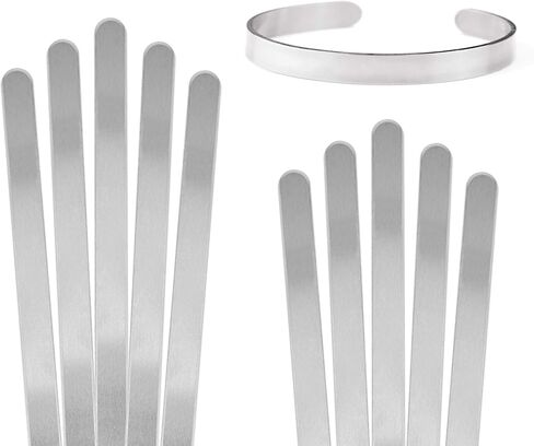 الفراغات السوار المثبتة ، 3/8 "× 6" ، حزمة الألومنيوم- 10 ، لختم المعادن ونقشها in Saudi Arabia