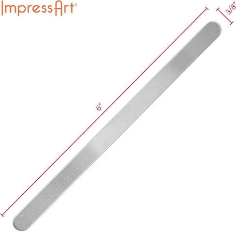 الفراغات السوار المثبتة ، 3/8 "× 6" ، حزمة الألومنيوم- 10 ، لختم المعادن ونقشها in Saudi Arabia