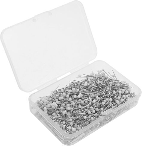 500pcs Glass Head Quilting Pins Straight Sewing Pins for Dressmaking Fabric Positioning and DIY Crafts Craft Sewing Supplies for Beginners and Professionals in Saudi Arabia