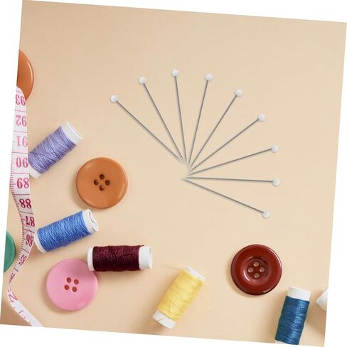 500pcs Glass Head Quilting Pins Straight Sewing Pins for Dressmaking Fabric Positioning and DIY Crafts Craft Sewing Supplies for Beginners and Professionals in Saudi Arabia