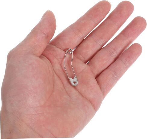 jojofuny 100pcs Curved Safety Pins for Quilting Sewing Crafting Bent Basting Pins Nickel-Plated Metal Quick Quilting Sewing Supplies in Saudi Arabia