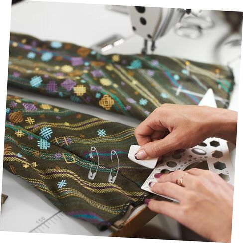 jojofuny 100pcs Curved Safety Pins for Quilting Sewing Crafting Bent Basting Pins Nickel-Plated Metal Quick Quilting Sewing Supplies in Saudi Arabia