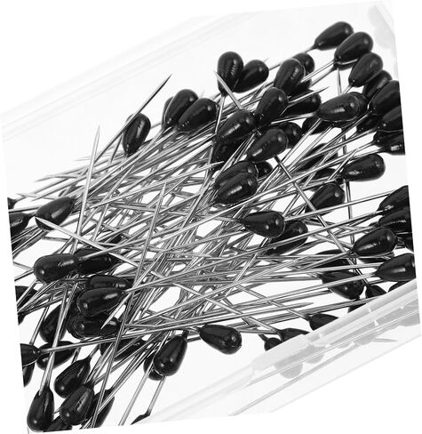 jojofuny 100pcs Teardrop Pearl Head Pins Efficient Sewing Pins for Quilting Craft Projects Optimal for Fabric Dressmaking for Sewing Supplies in Saudi Arabia