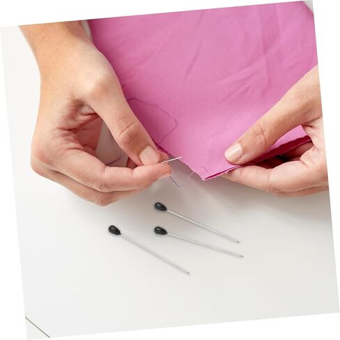 jojofuny 100pcs Teardrop Pearl Head Pins Efficient Sewing Pins for Quilting Craft Projects Optimal for Fabric Dressmaking for Sewing Supplies in Saudi Arabia