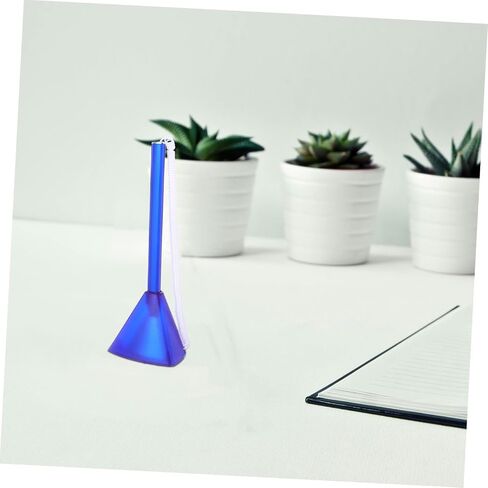 Secure Counter Pen with Spring Chain and Base Blue Gel Pen for Home Office and School Stylish Design and Robust Construction for Reliable Use in Saudi Arabia