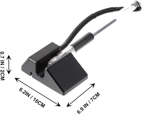 jojofuny 5Pcs Black Counter Pens Adhesive Base for Office Use 0.5mm Desktop Reception Pens Security Ink Writing Tools in Saudi Arabia