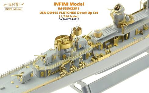 Infini model IM-535022R1 1/350 US Navy DD445 Fletcher Detail UP Set (for Tamiya 78012) in Saudi Arabia