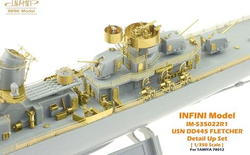Infini model IM-535022R1 1/350 US Navy DD445 Fletcher Detail UP Set (for Tamiya 78012) in Saudi Arabia