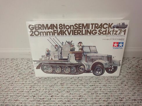Tamiya 1/35 Scale German 8 Ton Semi Track 20mm Flakvierling Sd Kfz 7/1 in Saudi Arabia