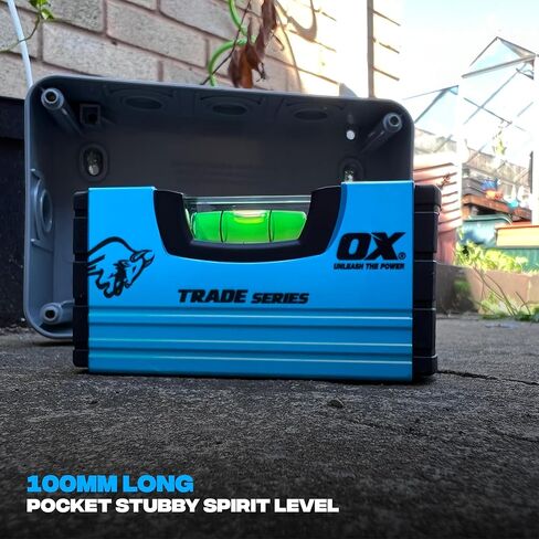 OX TOOLS Trade مستوى طوربيد 10 بوصة - مغناطيسي وثلاث قوارير in Kuwait