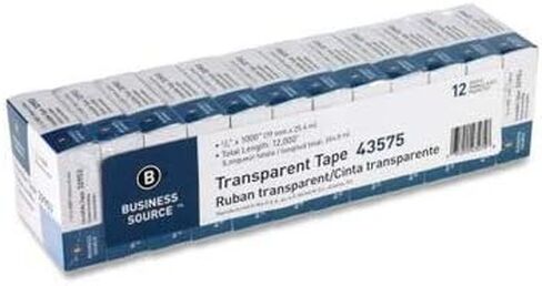 Business Source - BSN43575 - All-Purpose Transparent Glossy Tape in Saudi Arabia