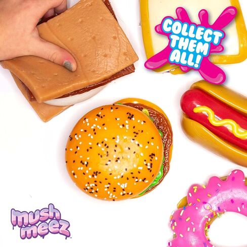 Taba Squishy - S'More (Jumbo) Large, 3.5" Super Soft & Sticky Layered TABA Squishies - Squish, Squeeze, Great for Stress Relief - Sensory / Fidget Play Food Squishy Toys for Kids and Adults in Saudi Arabia