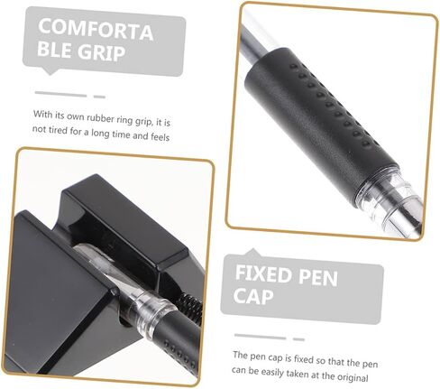 OperItacx 4 PCS Security Pen Stand 0.5mm gel ink ink pen pen in Saudi Arabia