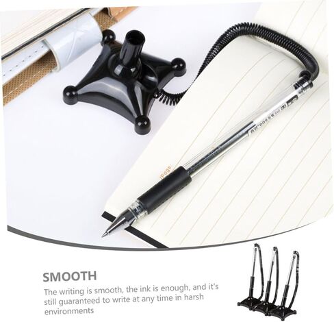 3Pcs Desktop Sign Pens Multi Function Counter Business Pens for Guest Book Hotel Writing Smooth Ink Stylish and Elegant Design for Office and Retail in Saudi Arabia