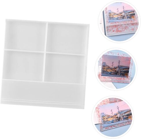 1pc Silicone Photo Frame Mold Epoxy Silicone for Craft Projects Create Unique and Frames Easy to Use and for Gifting in Saudi Arabia