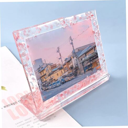 1pc Silicone Photo Frame Mold Epoxy Silicone for Craft Projects Create Unique and Frames Easy to Use and for Gifting in Saudi Arabia
