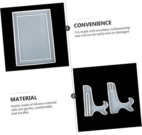 1set Silicone Picture Frame Molds for Crafting Epoxy Tools for Decorative Photo Frames Easy to and Reusable for Home Decor Projects in Saudi Arabia