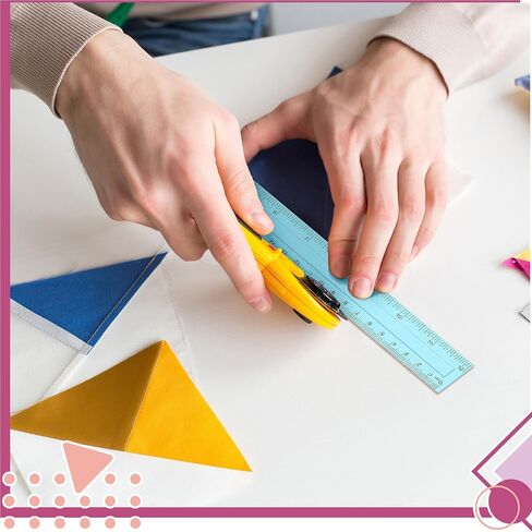 240 Pcs 12 Inch Plastic Rulers Bulk, Back to School Supplies, Assorted Colored Flexible Metric Rulers with Centimeters and Inches Measuring Tool for School Classroom Students(Boho) in Saudi Arabia