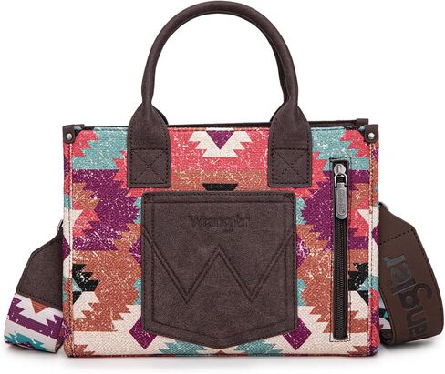 Wrangler Tote Bag Western Purses for Women Shoulder Boho Aztec Handbags in Kuwait