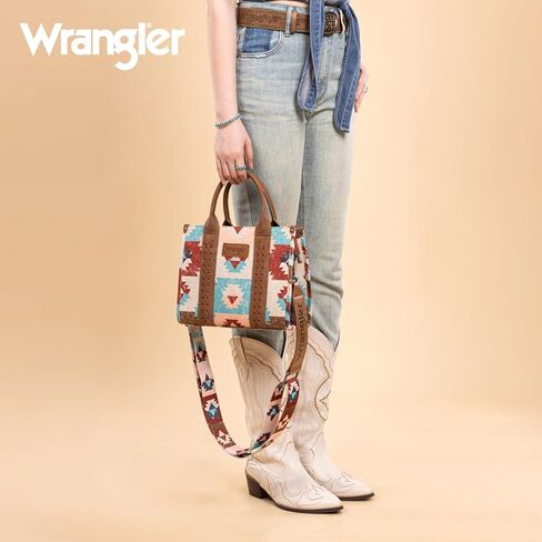 Wrangler Tote Bag Western Purses for Women Shoulder Boho Aztec Handbags in Saudi Arabia