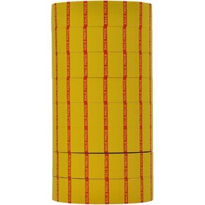 Red Reverse Print on Yellow"SALE PRICE" Pricing Labels to fit Monarch 1136 and 1138 Pricers. 8 Rolls with 1 Free Ink Roller. in Kuwait