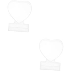 Operitacx 5pcs Heart Shape Photo Frame Mold Epoxy Mold for Unique Crafts and Decorations Flexible Design for Easy Demolding and Creative Fun in Kuwait